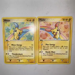 Plusle and Minun Hidden Legends 69/101 67/101 Pokemon Card Connected Art - Image 3