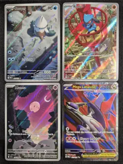 Pokemon Cards Illustration Rare/Secret Rare/Black Star Promo 4 Card Collection - Image 1