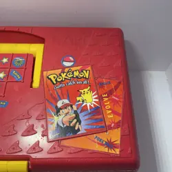 Red Pokemon "Just Stuff" Card collector storage box - Image 3
