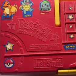 Red Pokemon "Just Stuff" Card collector storage box - Image 5