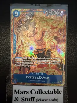 Portgas D Ace OP08-052 (Parallel) Two-Legends One Piece Card English Edition - Image 1