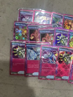 23 Pokemon Trainer Pink Ace Spec Card Lot Scarlet Violet Era Prismatic TWM SFA + - Image 2