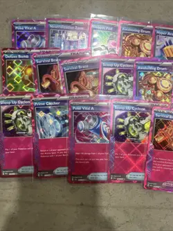 23 Pokemon Trainer Pink Ace Spec Card Lot Scarlet Violet Era Prismatic TWM SFA + - Image 3