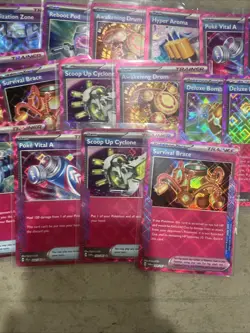 23 Pokemon Trainer Pink Ace Spec Card Lot Scarlet Violet Era Prismatic TWM SFA + - Image 4