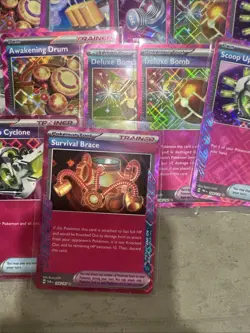 23 Pokemon Trainer Pink Ace Spec Card Lot Scarlet Violet Era Prismatic TWM SFA + - Image 5