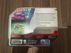 Pokemon Trading Card Game Paradox Clash Iron Leaves ex tin Sealed - Image 2