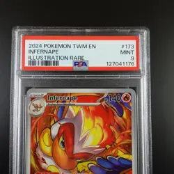 PSA 9 Infernape 173/167 Pokemon Twilight Masquerade Holo Graded Card - Image 2