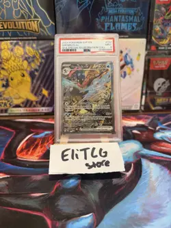 Pokemon TCG Scarlet & Violet Greninja EX 132 Full Art Promo Card (PSA 9) 🌊 - Image 1