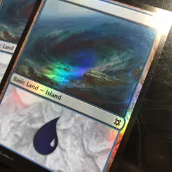 FOIL ISLAND 281 Gift Edition X4 Zendikar Rising ZNR Magic MTG MINT CARD - Image 2