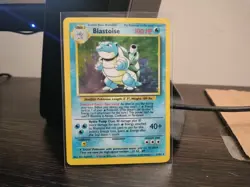 Blastoise 2/102 Base Set Holo Vintage English Card MP - Image 1
