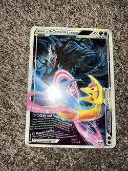 Pokemon TCG Darkrai & Cresselia LEGEND Triumphant 99+100/102 Large promo card - Image 1