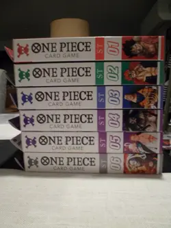 Lot of 6 NEW One Piece Card Game English Starter Decks ST-01-06 ST 01 Through 06 - Image 2