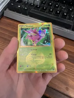 Pokemon Virizion 103/101 Secret Rare Plasma Blast MP Card Nice Front - Image 4