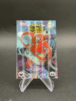 Pokemon Deoxys Lenticular Collectoons Halloween Card Peru US Seller - Image 1