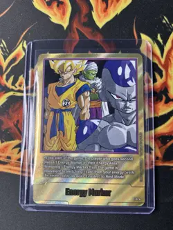 Son Goku Frieza E-57 Gold Energy Marker Dragon Ball Manga Booster Card Fusion Wo - Image 3