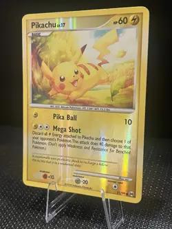 Pokemon Pikachu Card 71/99 Platinum Arceus Reverse Holo LP - Image 2