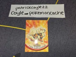 Arcanine #59 Pokemon Topps Series 1 Card (Green Label) MP - Image 1