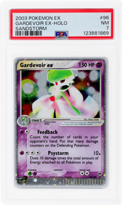 2003 Pokemon Ex Sandstorm Gardevoir Ex Holo #96 PSA 7 - Image 1