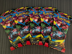 5 Pokemon Mega Evolution Sleeved Booster Pack - Lot C - Image 1