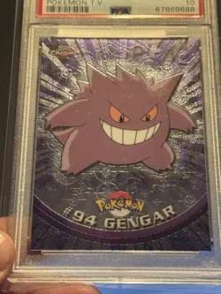 2000 Topps Chrome Pokemon Gengar #94 PSA 10 - Image 1
