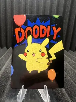 Doodly Pikachu 23/50 - Numbered Hit Holo - PokeDoodly Fan Art - Pokemon - Image 1