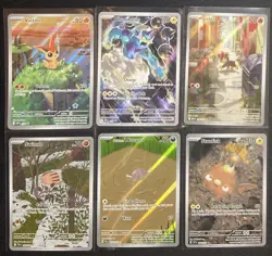 Pokemon TCG Illustration Rare Ultra Rare Full Art LOT Of 6 - Victini Litleo Etc - Image 1