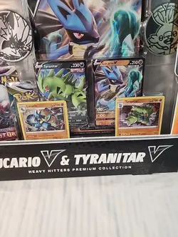 Pokemon TCG Lucario V & Tyranitar V Collector's Box - 14 Packs 820650856716 - Image 2