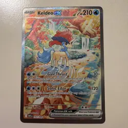 POKEMON - S&V WHITE FLARE - KELDEO EX - 167/086 - SIR SPECIAL ILLUSTRATION RARE - Image 1