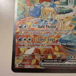 POKEMON - S&V WHITE FLARE - KELDEO EX - 167/086 - SIR SPECIAL ILLUSTRATION RARE - Image 5