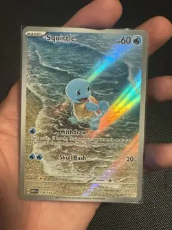 Squirtle #170/165 Pokemon Scarlet & Violet 151 Holo IR English MINT - Image 1