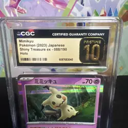 2023 Pokemon Shiny Treasure Japanese SV4a JP MIMIKYU #088/190 CGC Pristine 10 - Image 4