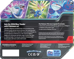 Pokemon TCG - Azure Legends Tin, Dialga ex - New/Factory Sealed - Image 2