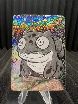Bulbasaur 04/50 - Numbered Hit Holo - PokeDoodly Fan Art - Pokemon NM - Image 1