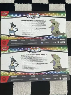 Pokemon Lucario Ex Tyranitar Ex Premium Collection Prismatic Evolution Lot of 2 - Image 2