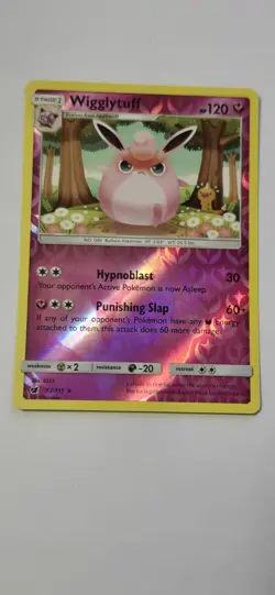 Wigglytuff - 72/111 - Rare - Reverse Holo Pokemon SM4 Crimson Invasion M/NM - Image 1