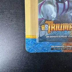 Pokemon HS Triumphant Blister Booster Pack Palkia Artwork Factory Sealed - Image 5