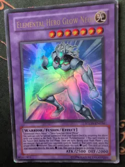 Yugioh Elemental Hero Glow Neos STON-EN036 - Image 3