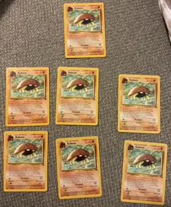 Pokemon Card Kabuto Fossil Set 50/62 Common Unlimited Edition NM Condition - Image 1