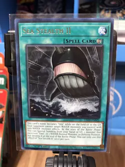 Sea Stealth II LED9-EN021 Yu-Gi-Oh! Card Near Mint 1st Edition - Image 1