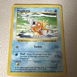 Magikarp 35/102 Shadowless Base Set Pokemon Card WOTC 1999 - Image 1