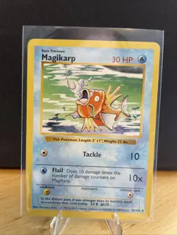 Pokemon TCG Magikarp Base Set, Shadowless Uncommon Card 35/102 - Image 1