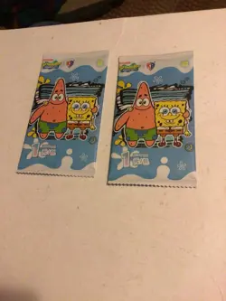 SpongeBob - Trading Card Game TCG Pack Card Original NEW X2 - Image 1