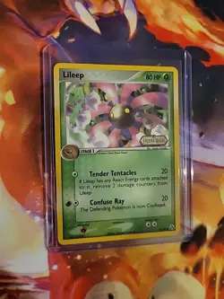 Lileep EX 56/92 Ex Legend Maker Stamped Reverse Holo Pokemon TCG Card 2006 - Image 2