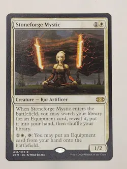 Stoneforge Mystic Magic the Gathering Double Masters Regular Card - Image 1