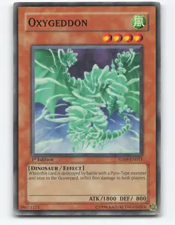 Oxygeddon #SD09-EN011 1st edition Yugioh Card - Image 1
