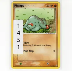 Pokemon TCG Phanpy 75/110 EX Holon Phantoms Regular Common Card EN-LP 2006 - Image 3