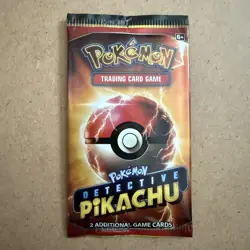 5 Packs Pokemon TCG Detective Pikachu Sealed 2 card Promo Pack - Image 1