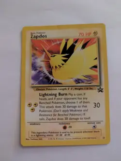 Zapdos #23 Black Star Promo Rare Vintage Pokemon Card - Image 1