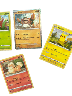 MCDONALDS POKEMON MATCH BATTLE HOLO CARDS LOT OF 5 GOSSIFLEUR KLAWF PIKACHU - Image 4