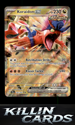 Koraidon ex 120/162 Double Rare SV05: Temporal Forces Pokemon Card NM - Image 1